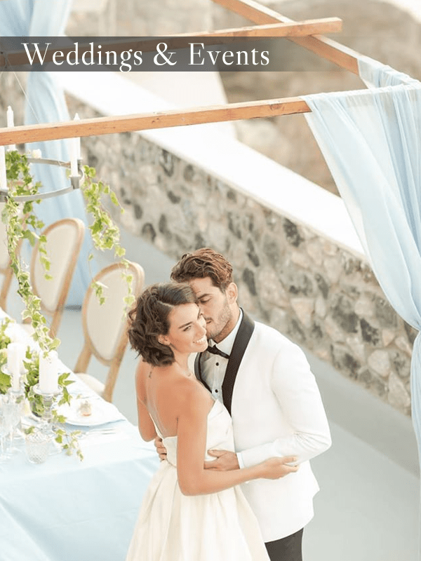Santorini weddings and events organization